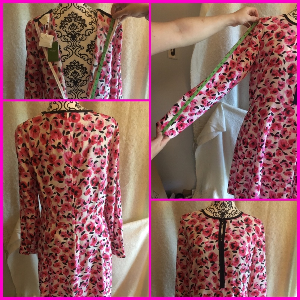 Floral Kate spade dress, spring collection.